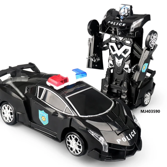 Transform Robot With Realistic Sound and Lights Toy Car For Baby's photo 3