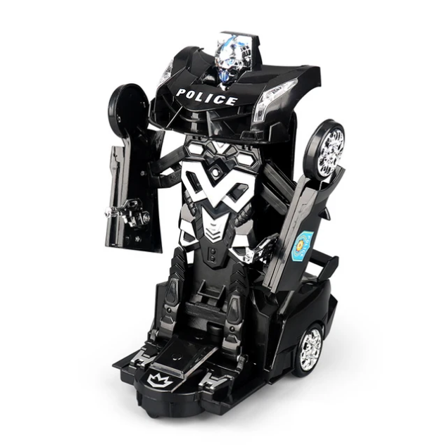 Transform Robot With Realistic Sound and Lights Toy Car For Baby's photo 2