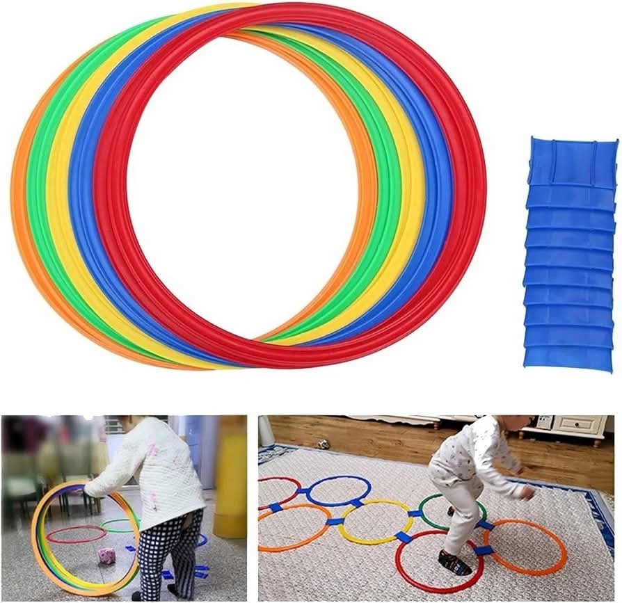 Jumping Rings Game Sports Toy Outdoor Playing Activity For Children And Kids photo 2