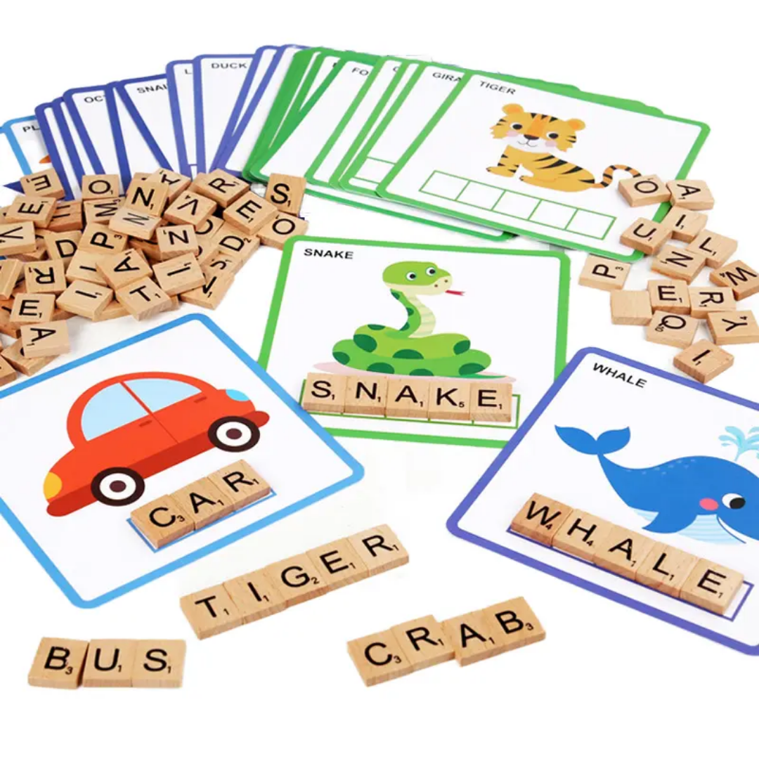 Wooden Word Spelling Battle Game photo 2