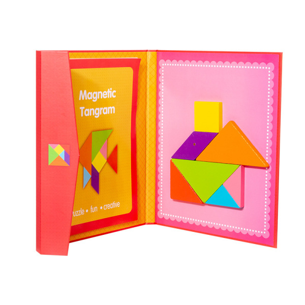 Children's Magnetic Jigsaw Puzzle Intellectual Puzzle for Kindergarten First Grade Primary School Students Magnetic Puzzle Teaching Aids Educational