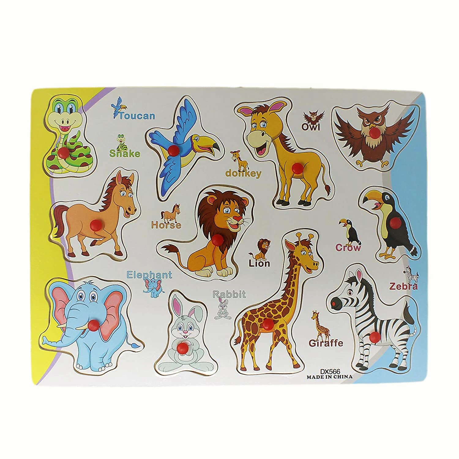 Wooden Animal Puzzle Set