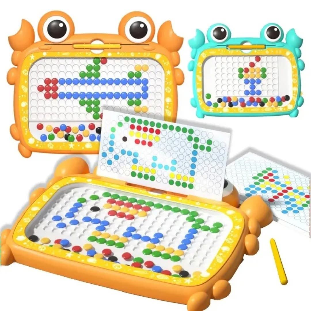 Children's drawing board crab magnetic brush drawing board baby 0-3 years old magnetic drawing board multi-functional children's magnetic super large