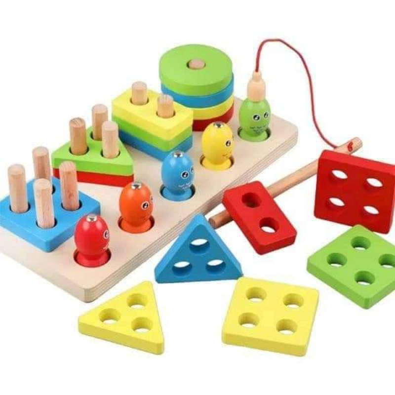 Fishing shape toy