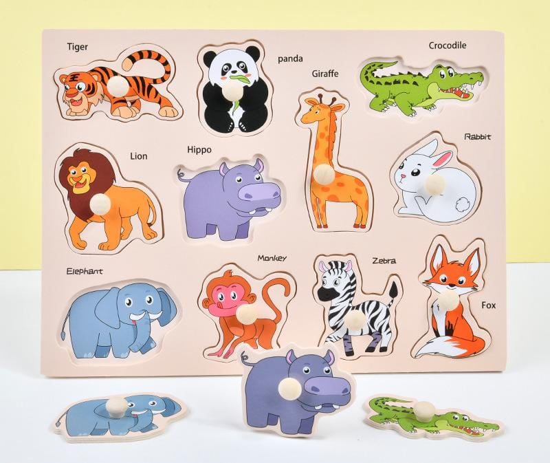 Wooden Animal puzzel