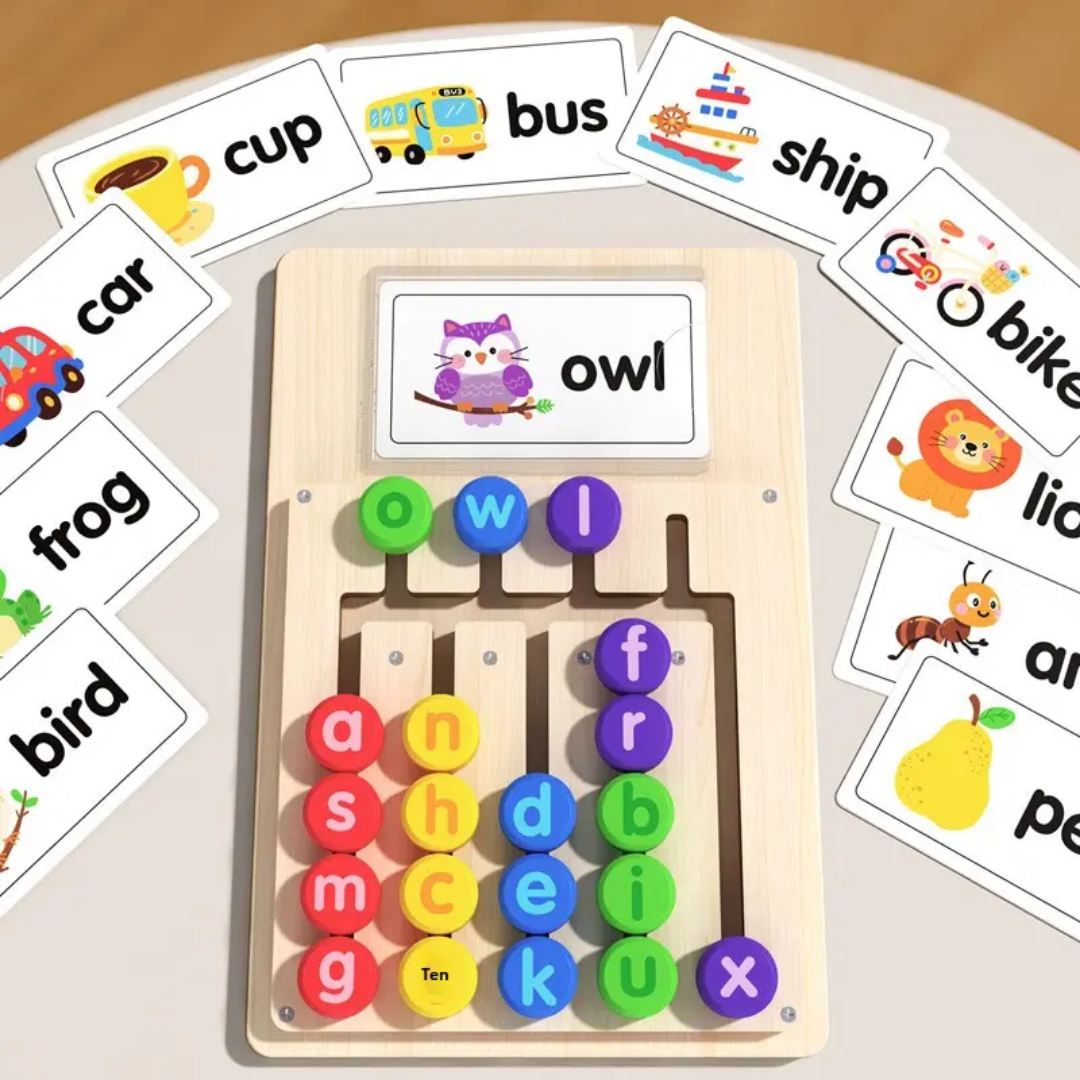 Alphabet Learning Toys for Kids Ages 3-5, Spelling Games for Toddler Learning, Preschool Learning Toys