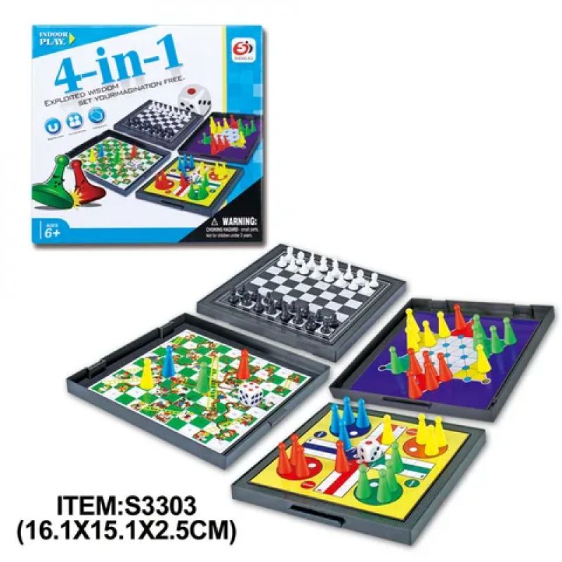 4 in 1 Magnetic Indoor Game Board 4 in 1 Magnetic Indoor Game Board