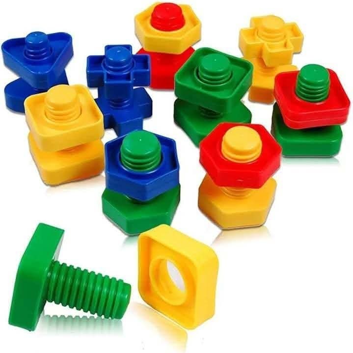 Nuts And Bolts For Kids Screw Building Blocks Occupational Therapy Fine Motor Skills Montessori Educational Toys