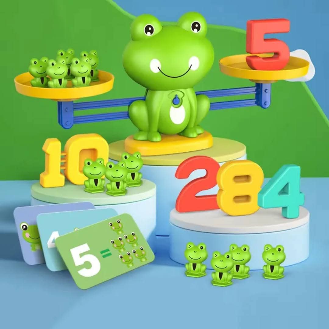 Children's Digital Frog Balance Early Education Educational Toys Game Intelligence Development Baby Cognitive Logic Thinking Training